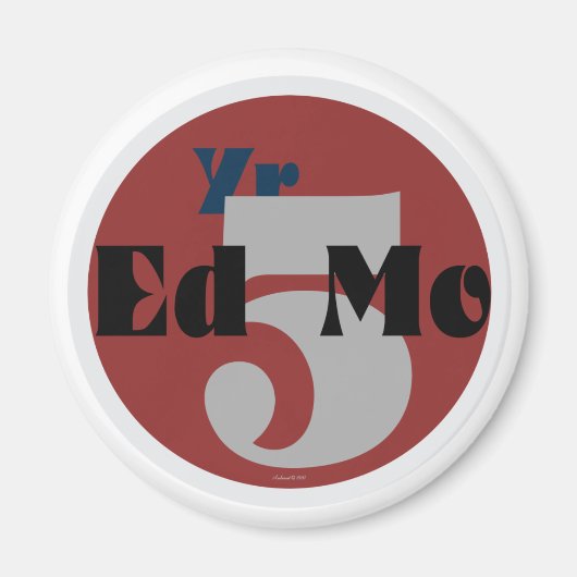 EdMo Yr5 magneet (Voorkant)