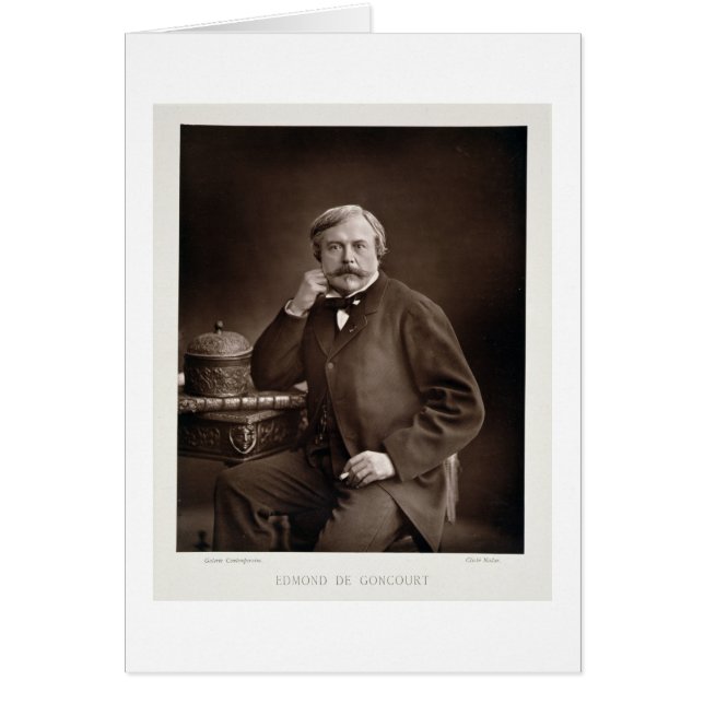 Edmond de Goncourt (1822-96) de Galerie Contemp (Devant)