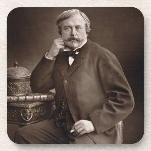 Edmond de Goncourt (1822-96) van 'Galerie Contemp' Drankjes Onderzetter