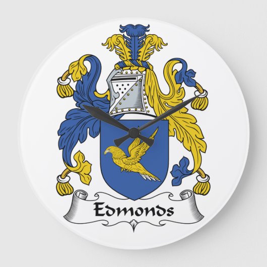 Edmonds Family Crest Grote Klok (Voorkant)