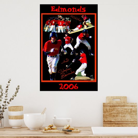 Edmonds Freshman Poster de baseball2 (Cuisine)