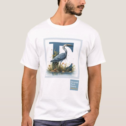 Edmonds Marsh Estuary Associates T-shirt 1 avec Ba (Devant)