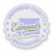 Edmonds, Washington Sticker (Voorkant)