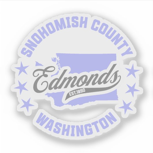 Edmonds, Washington Sticker (Voorkant)