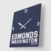 Edmonds, Washington Vierkante Klok (Hoek)