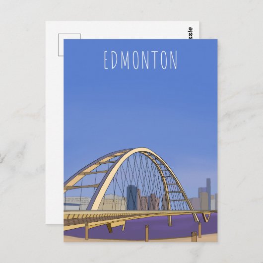 Edmonton Alberta Canada Briefkaart (Voorkant / Achterkant)