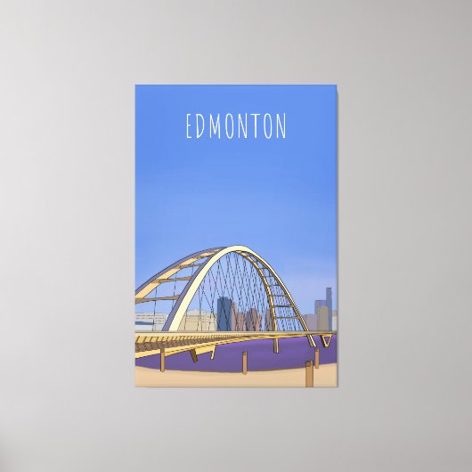 Edmonton Alberta Canada Canvas Afdruk (Voorkant)