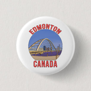 Edmonton Alberta Canada Ronde Button 3,2 Cm