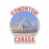 Edmonton Alberta Canada Sticker (Voorkant)