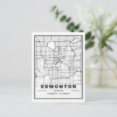 Edmonton Alberta Carte des villes de voyage (Debout devant)