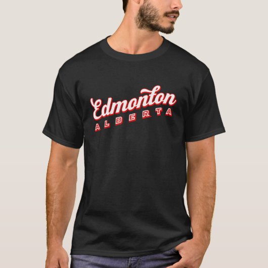 Edmonton Alberta T-shirt (Voorkant)