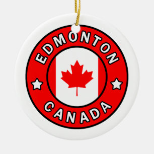 Edmonton Canada Keramisch Ornament