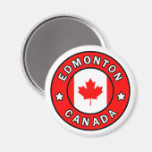 Edmonton Canada Magneet (Voorkant / Achterkant)