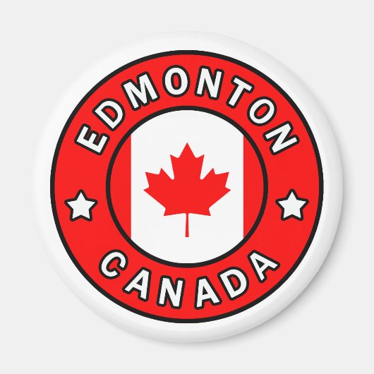 Edmonton Canada Magneet (Voorkant)