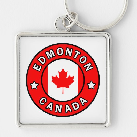 Edmonton Canada Sleutelhanger (Voorkant)
