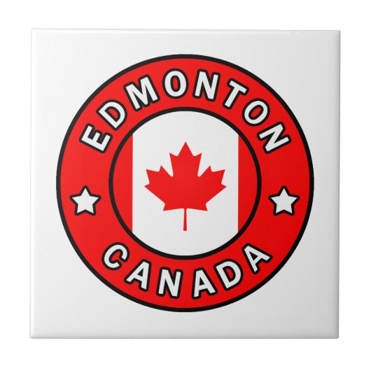 Edmonton Canada Tegeltje (Voorkant)