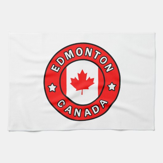 Edmonton Canada Theedoek (Horizontaal)