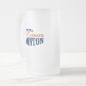 Edmonton Hockey Greats 16 oz Frosted Mug (Devant gauche)