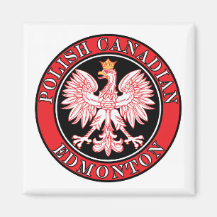 Edmonton Poland Canadian Eagle Magneet