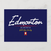 Edmonton Script Briefkaart (Voorkant)