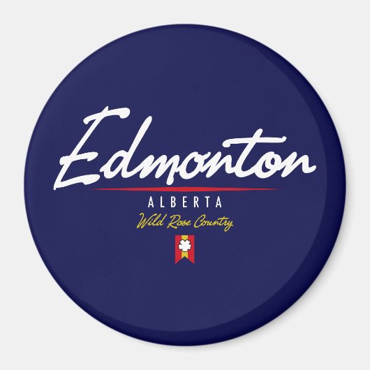 Edmonton Script Magneet (Voorkant)