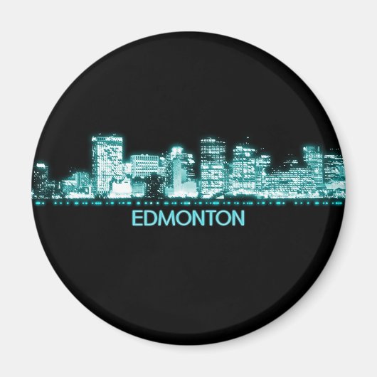 Edmonton Skyline Magneet (Voorkant)