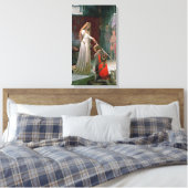 Edmund Blair Leighton Accolade Canvas Afdruk (Insitu (Slaapkamer))