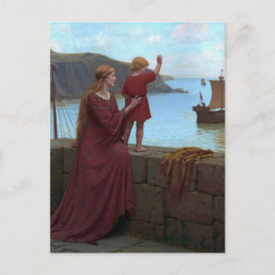 Edmund Blair Leighton - Carte postale Adieu
