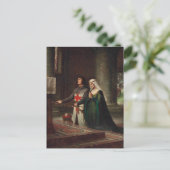 Edmund Blair Leighton - Het Toewijding Briefkaart (Staand voorkant)