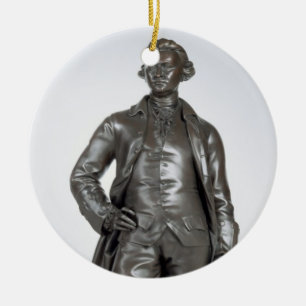 Edmund Burke (1729-97) 1865 (brons) Keramisch Ornament