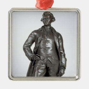 Edmund Burke (1729-97) 1865 (brons) Metalen Ornament