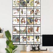 Edmund Dulac Alphabet Poster (Thuiskantoor)