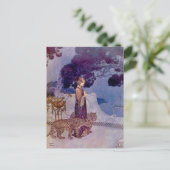 Edmund Dulac - Circé, La Magicienne Carte Postale (Debout devant)