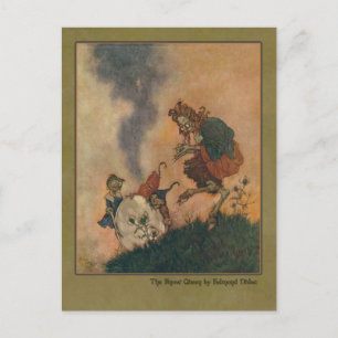 Edmund Dulac Illustratie van de sneeuwkoningin Briefkaart