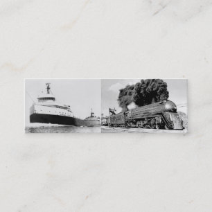 Edmund Fitzgerald en de stoommachine Mini Visitekaartje