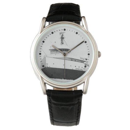 Edmund Fitzgerald  Grote Meren Freighter Wa Horloge (Voorkant)