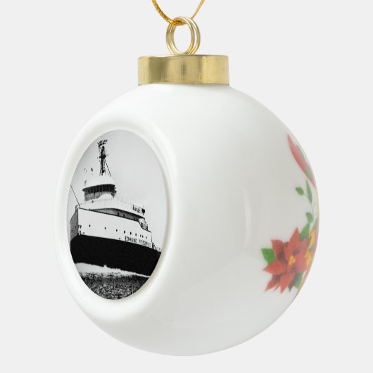 Edmund Fitzgerald Keramische Bal Ornament (Rechts)