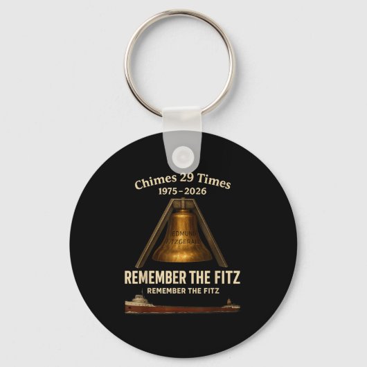 Edmund Fitzgerald, Remember The Fitz Great Lakes M Sleutelhanger (Voorkant)
