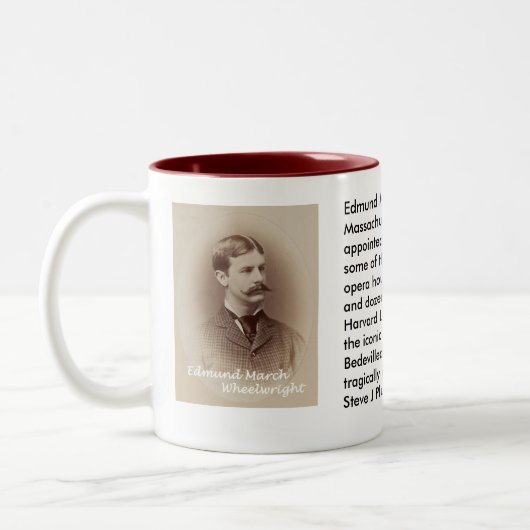 Edmund March Wheelwright mok (Links)