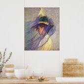 Edmund Tarbell - The Blue Veil Poster (Keuken)