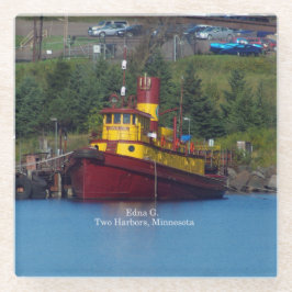 Edna G. glass onderzetter Glazen Onderzetter