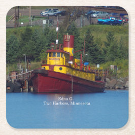 Edna G. papieren onderzetter