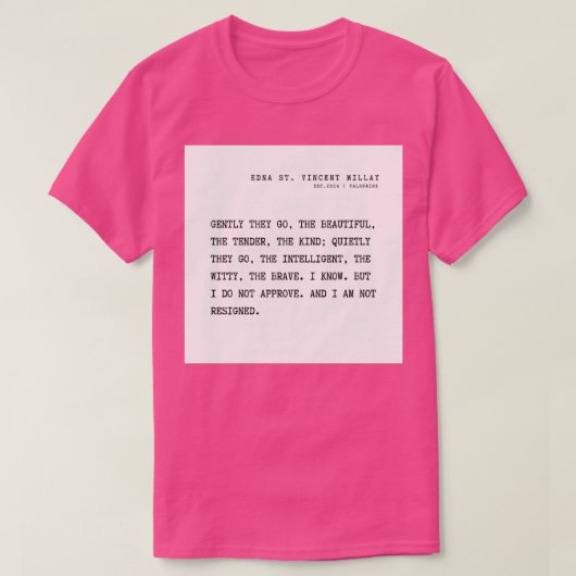 Edna St. T-shirt (Design voorkant)