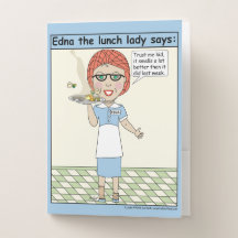 Edna the Lunch Lady, het is maar een haar