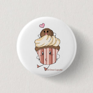 EDO Oreo Cupcake Ronde Button 3,2 Cm