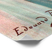 Edouard Bisson The Fiancée Poster (Hoek)