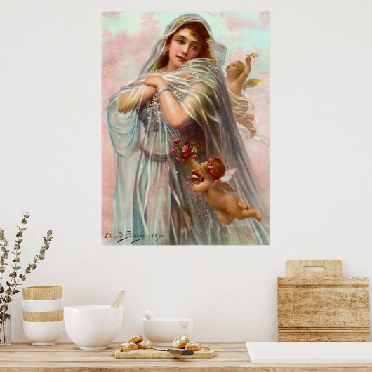 Edouard Bisson The Fiancée Poster (Keuken)