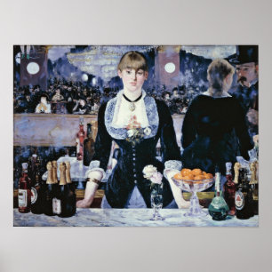Edouard Manet - Bar in folies-Bergere Poster