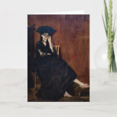 Edouard Manet - Berthe Morisot met een ventilator Kaart (Voorkant)