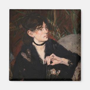 Edouard Manet - Berthe Morisot met een ventilator  Magneet